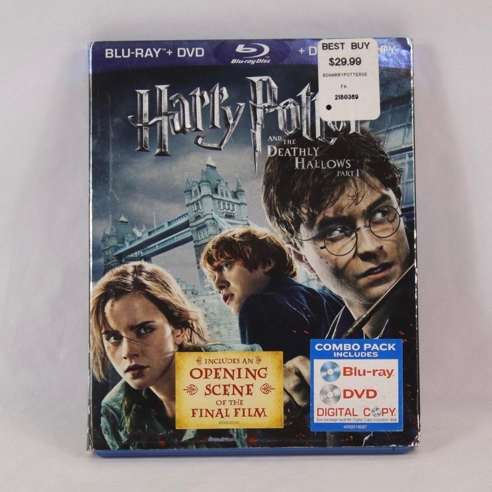 Harry Potter and the Deathly Hallows Part 1 Blu-Ray DVD Movie